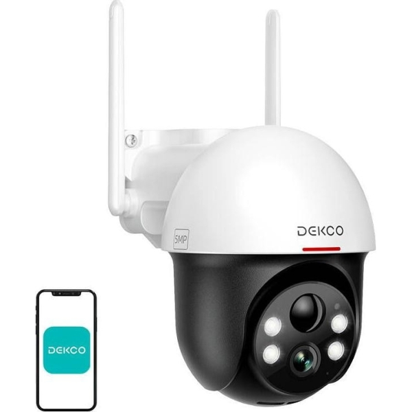 Dekco IP Outdoor camera with solar panel DC9L