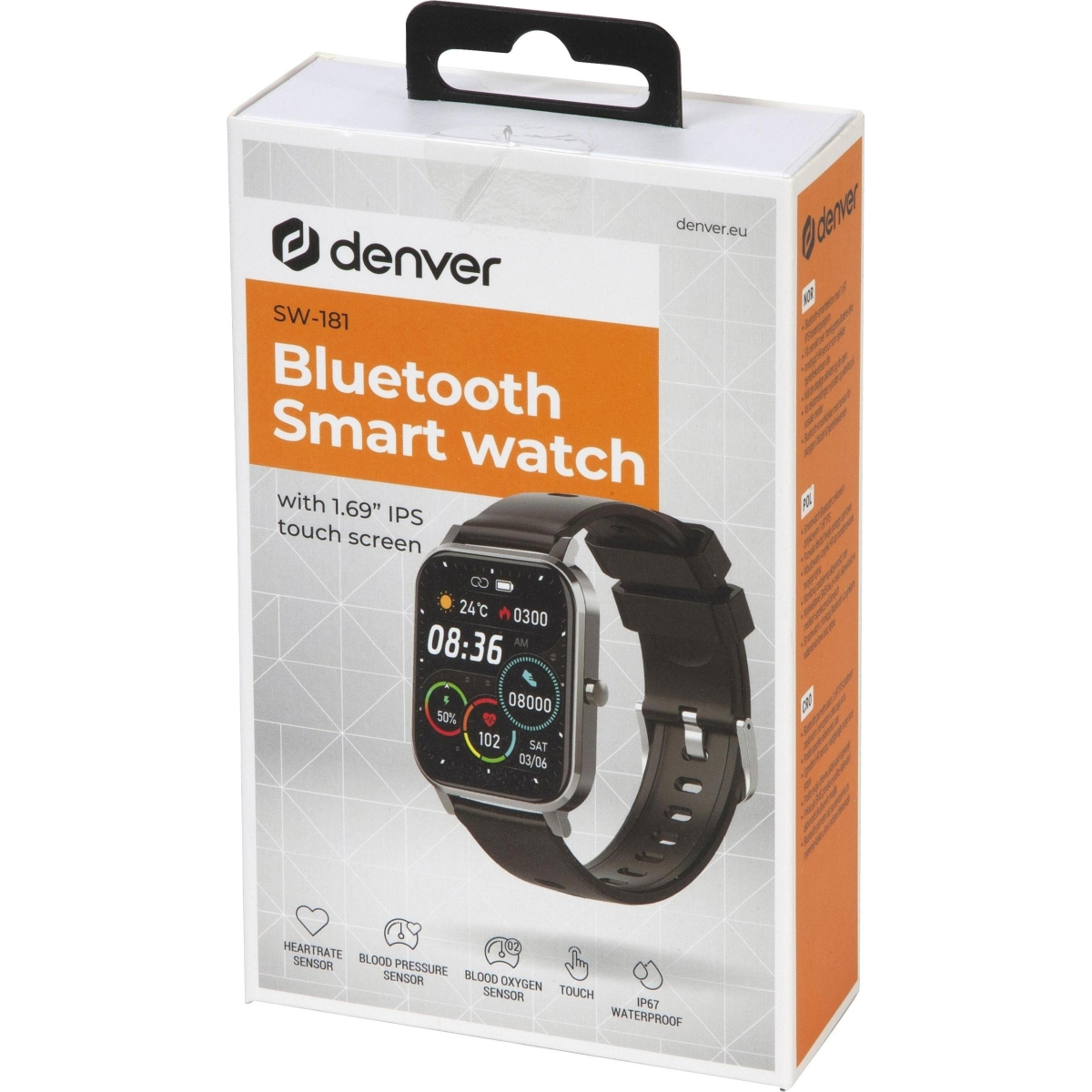 Denver Bluetooth Smartwatch SW-181 Black