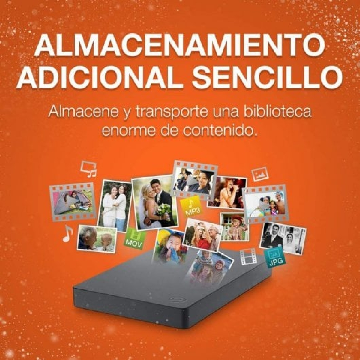 Disco Rígido Seagate Basic 2.5" 4TB USB 3.2