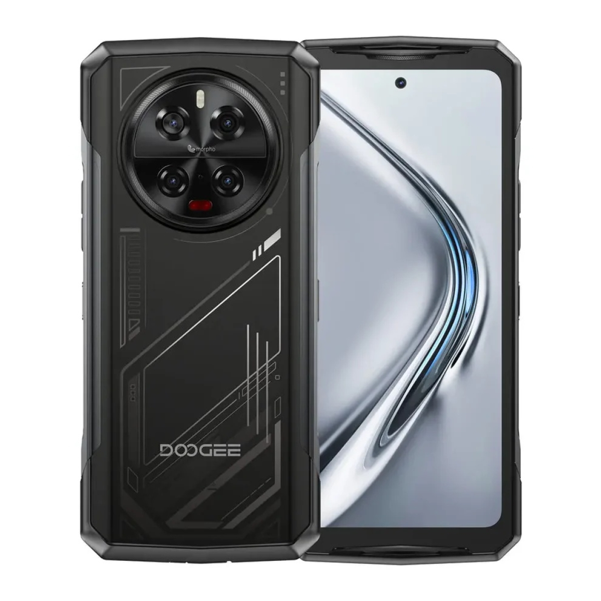 Doogee V40 5G 12GB/512GB Preto/Prateado