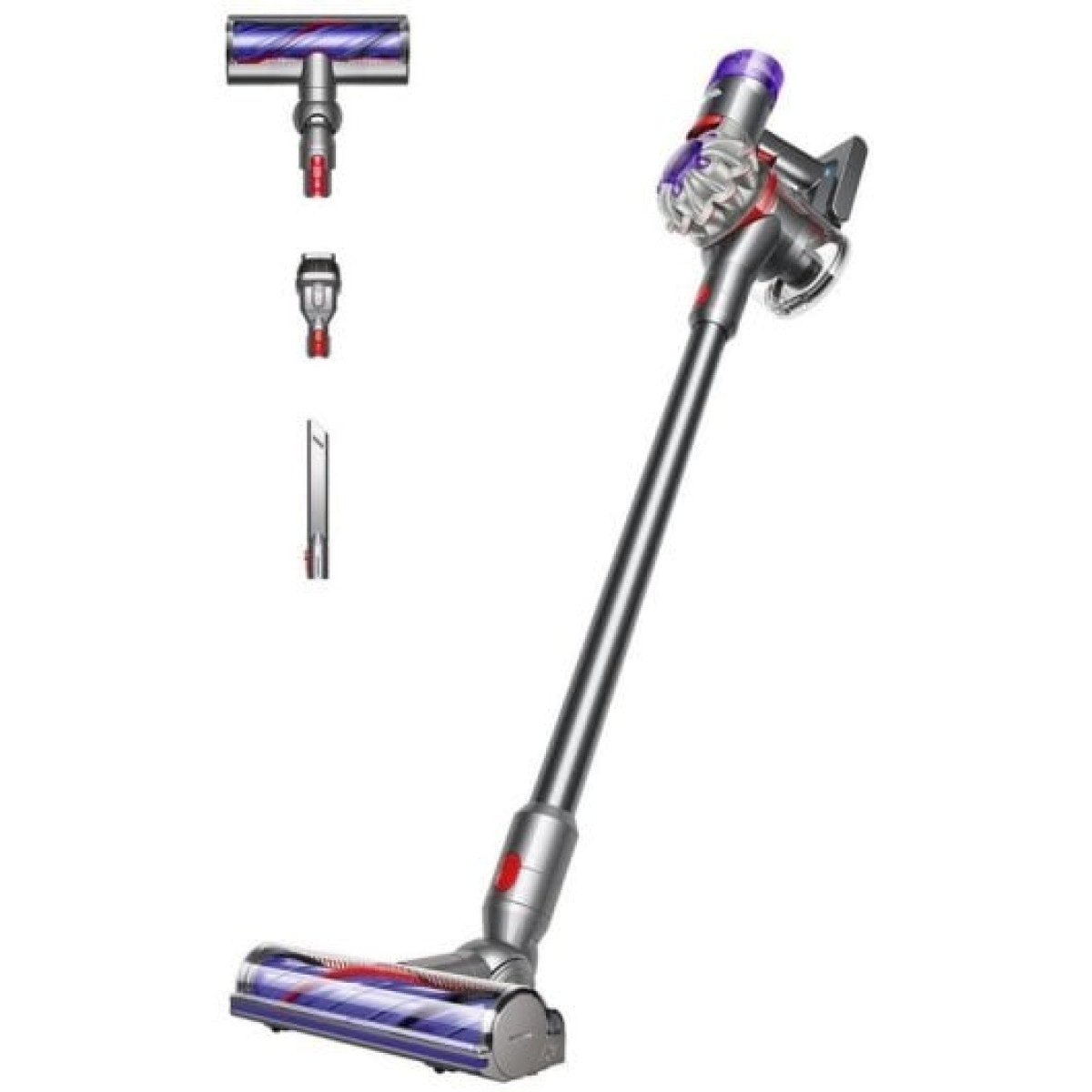 Dyson V8 Advanced Aspirador Vertical/Portátil Sem Fio 130AW Prateado/Níquel