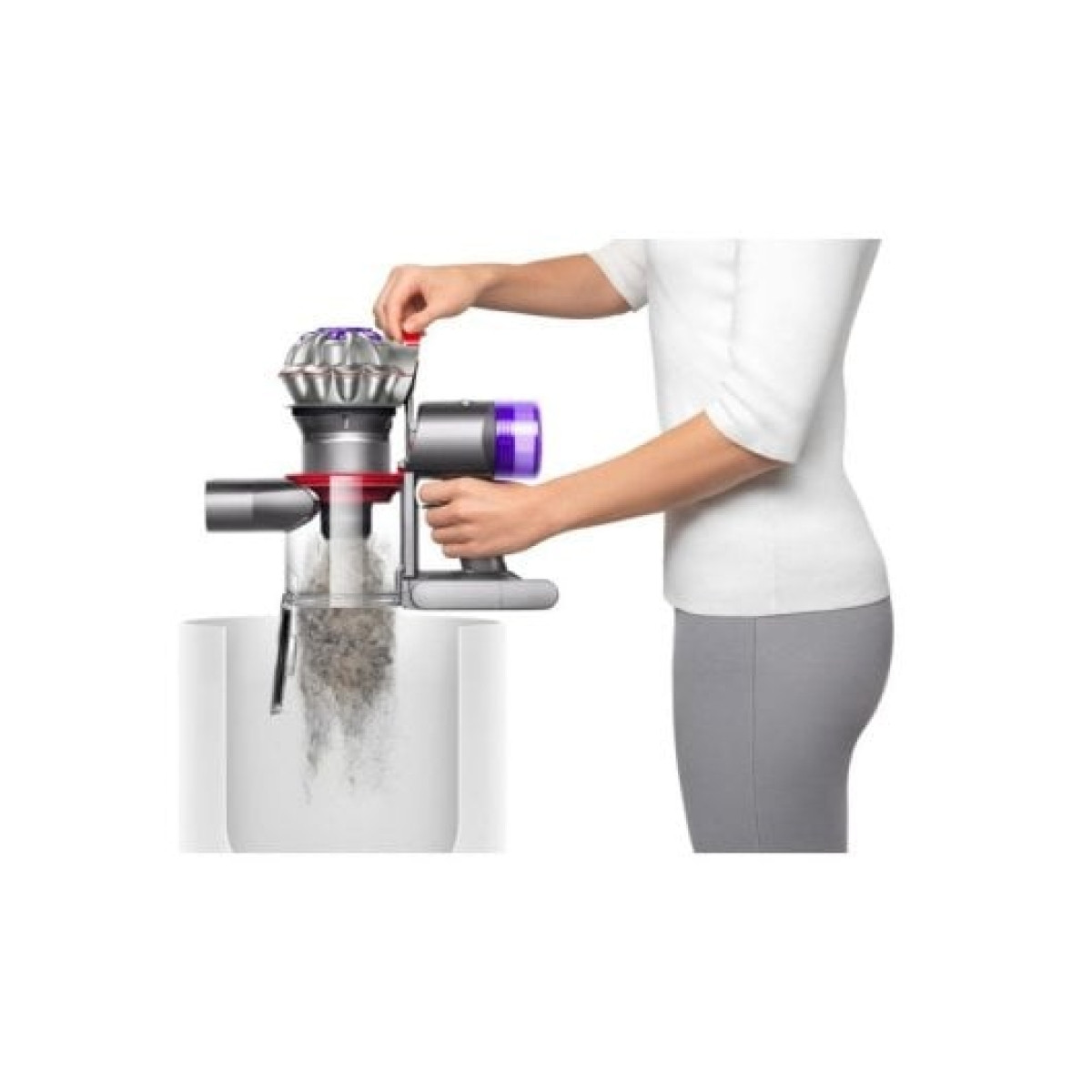 Dyson V8 Advanced Aspirador Vertical/Portátil Sem Fio 130AW Prateado/Níquel