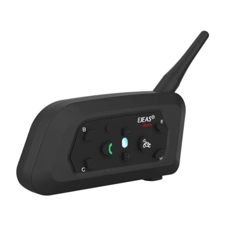 EJEAS V6 Pro+ Full Duplex para 6 condutores – Intercomunicador para moto