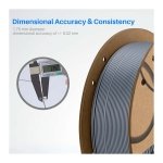 ELEGOO PLA Space Grey for FDM 3D Printers - 1.75mm Filament 1kg Spool