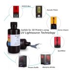 ELEGOO Resina ABS cor branca para impressoras 3D de resina LCD - 1KG