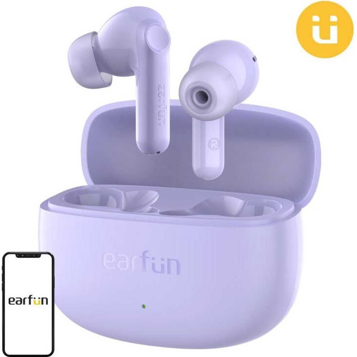 EarFun TWS Air life headphones (purple)