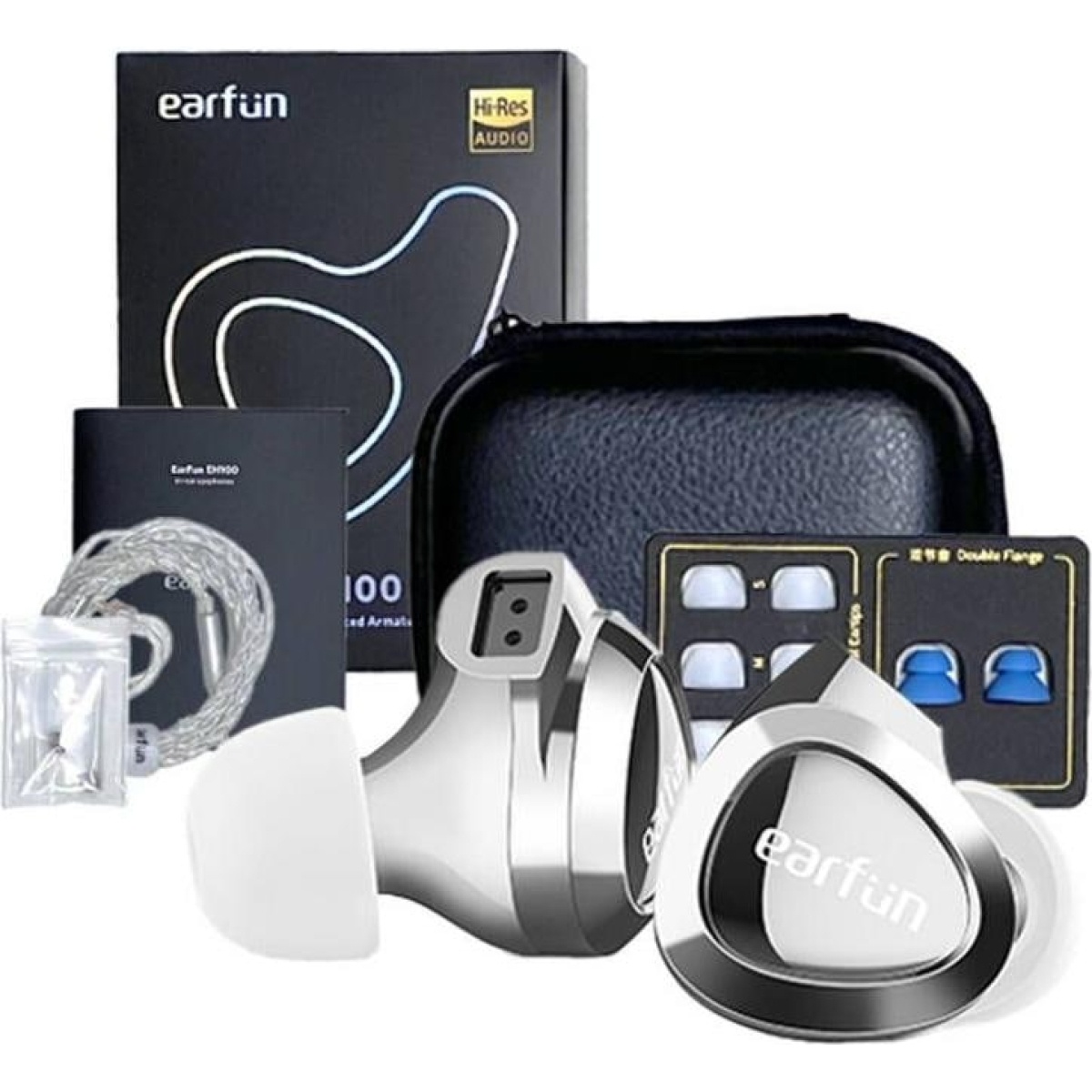 EarFun Wired earphones EH100 (silver)