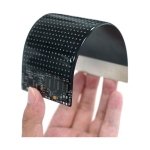 Ecrã de matriz LED RGB flexível para carro 20 x 64 com aplicativo Bluetooth Preto