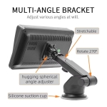 Ecrã tátil universal SWM B5300L 7 polegadas Carplay/Android Auto sem fios Preto