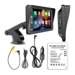 Ecrã tátil universal SWM B5300L 7 polegadas Carplay/Android Auto sem fios Preto