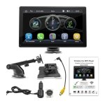 Ecrã tátil universal SWM B5308 9 polegadas Carplay/Android Auto Preto