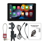 Ecrã tátil universal SWM B5351 7 polegadas Carplay/Android Auto sem fios Preto