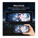 Ecrã tátil universal SWM B5353 6,86 polegadas Carplay/Android Auto sem fios Preto