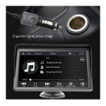 Ecrã tátil universal SWM B600W 7 polegadas Carplay/Android Auto sem fios Preto