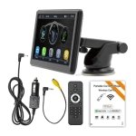 Ecrã tátil universal de 7 polegadas B500W Preto