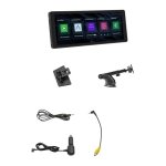 Ecrã tátil universal para automóvel de 13, 36" SD9302 Preto