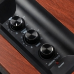Edifier R1700BTs Altifalantes Ativos 2.0 65W RMS com Bluetooth e Saída de Subwoofer Pretos/Madeira