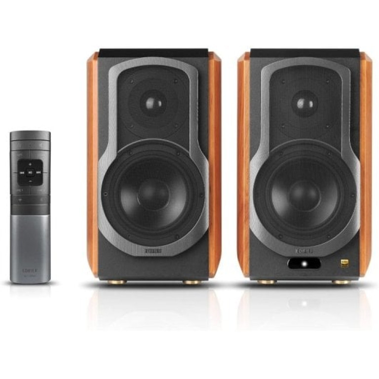 Edifier S1000W Altifalantes Ativos com WiFi/Bluetooth Castanhos