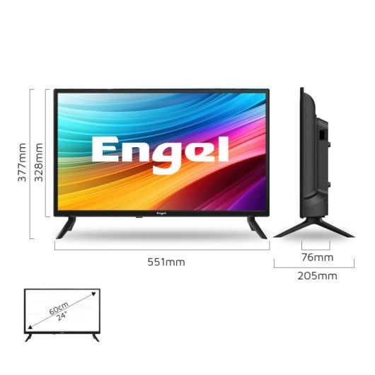 Engel LE2462CA 24" LED HD Ready Especial Camping