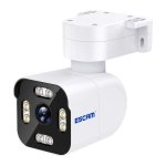 Escam PT303 3MP HD Wifi Visão Nocturna Branco