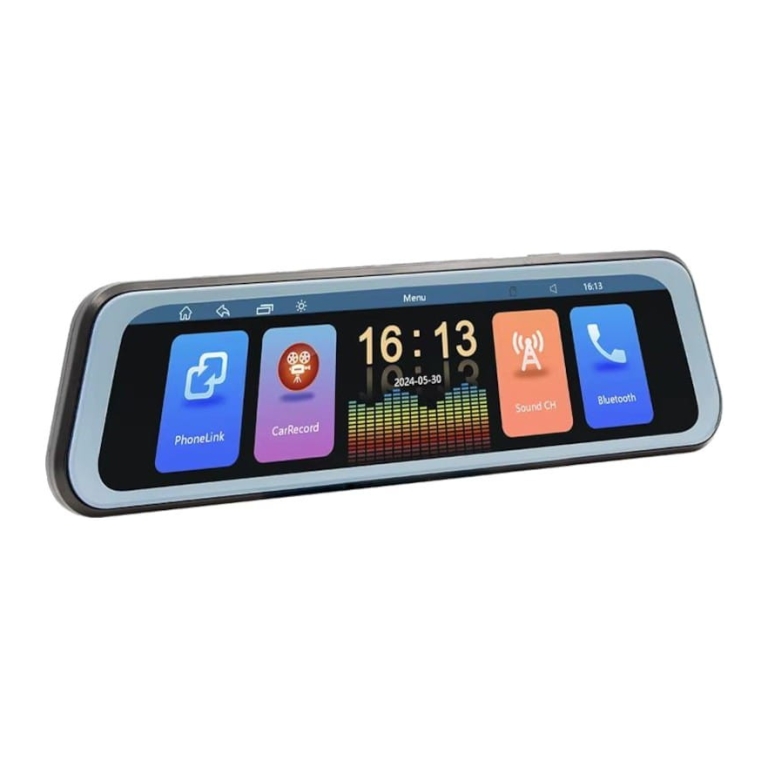 Espelho retrovisor SWM B5319R 9.36 Pouces Carplay/Android Auto Sem Fio Preto