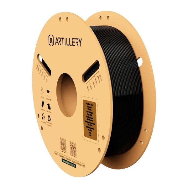 Filamento ARTILLERY PLA Preto - 1.75mm - Bobina de 1kg