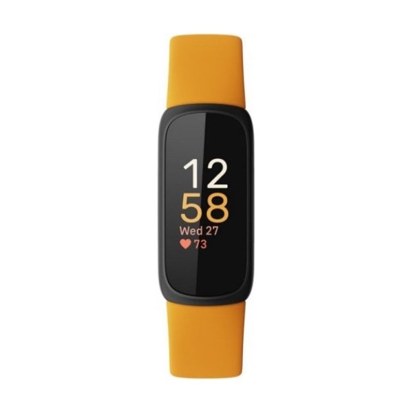 Fitbit Inspire 3 Pulseira de Atividade Amarelo Ocre/Preto