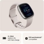 Fitbit Sense 2 Smartwatch Branco Marfim/Platina