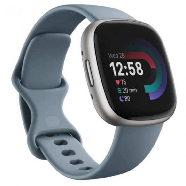 Fitbit Versa 4 Smartwatch Azul Oceano/Platina