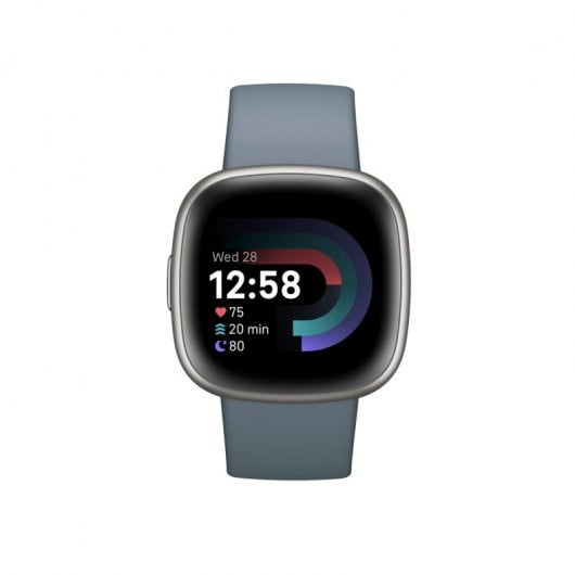 Fitbit Versa 4 Smartwatch Azul Oceano/Platina