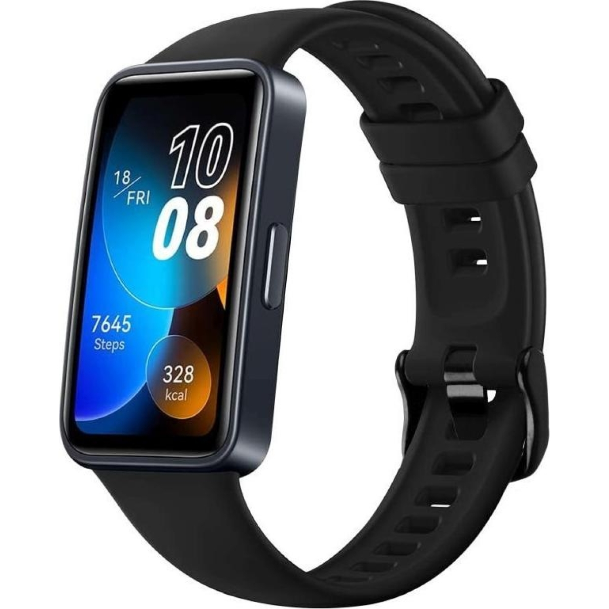 Fixed Silicone strap for Huawei Band 8/9, black