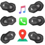 FreedConn T-MAX S V4 PRO SINGLE motorbike intercom Black