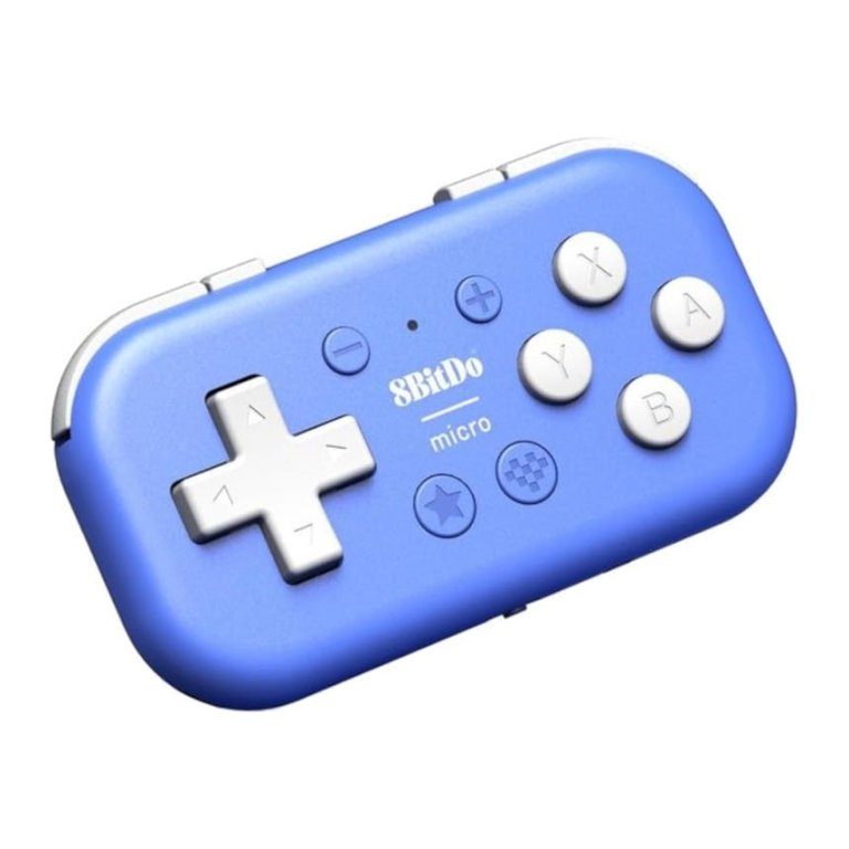Gamepad 8BitDo Micro Bluetooth Azul – Controlador Nintendo Switch/Android