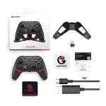 Gamepad GameSir Cyclone 2 Midnight Preto com suporte - Gamepad Nintendo Switch/PC/Smartphones
