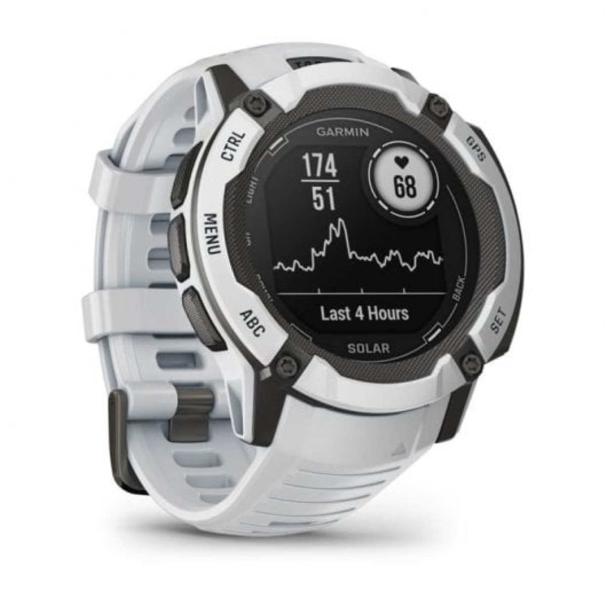 Garmin Instinct 2X Solar Smartwatch Branco