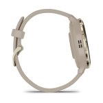 Garmin Venu 3S Reloj Smartwatch 41mm Bisel Aço Inoxidável Dourado com Bracelete de Silicone Bege Gold