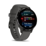 Garmin Venu 3S Smartwatch 41mm Bisel Aço Inoxidável Cinzento com Bracelete de Silicone Cinzento