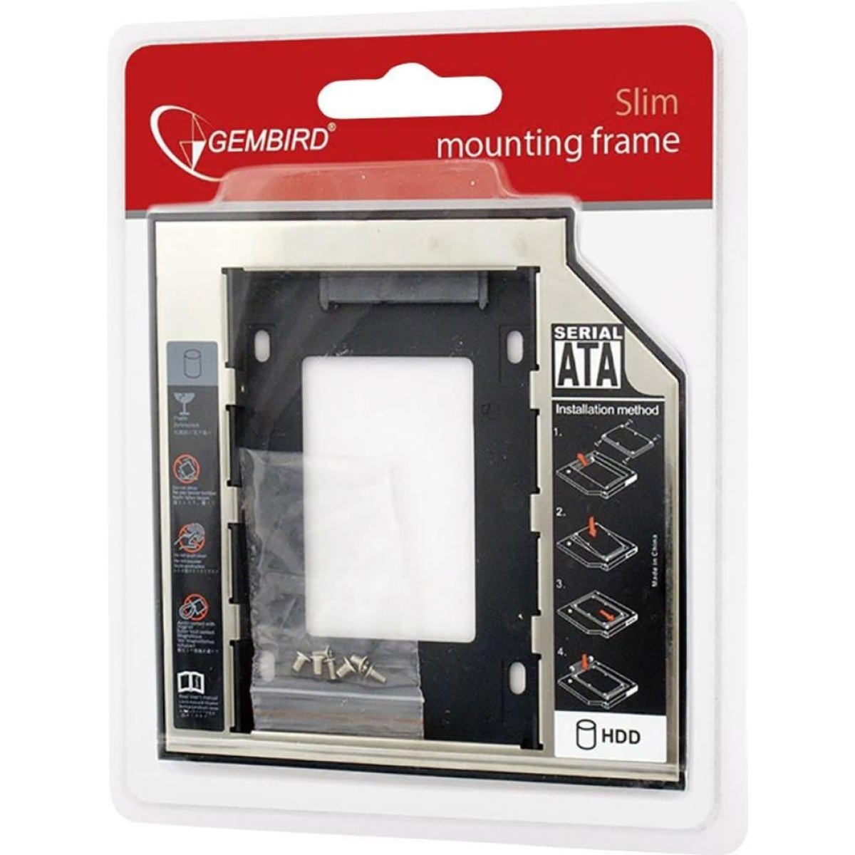 Gembird MF-95-01 Hard Drive Backplane (5.25 inch) Control Panel