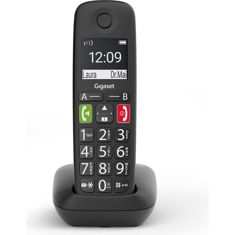 Gigaset WIRELESS LANDINE PHONE E290 BLACK (S30852-H2901-D201)