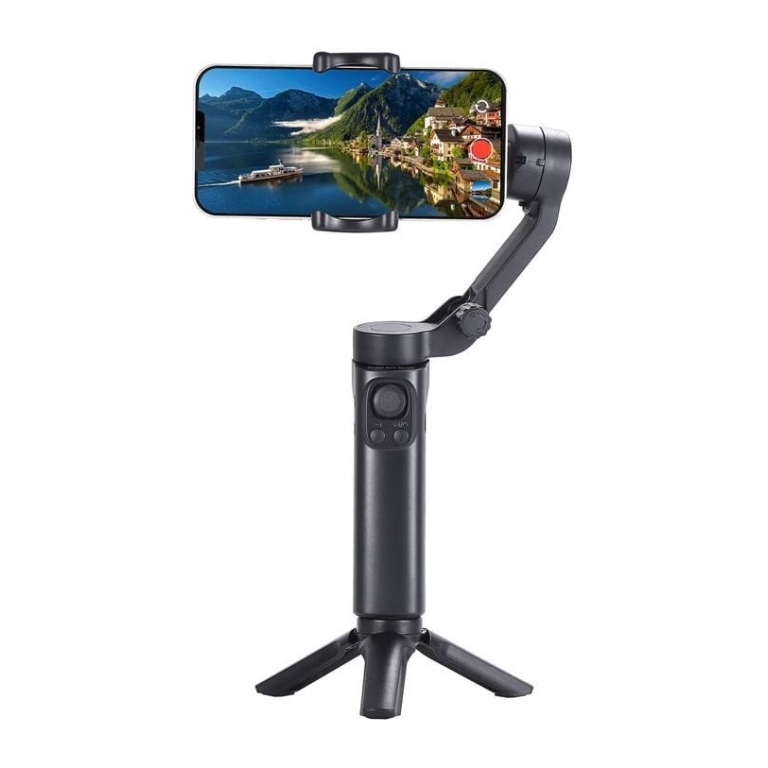 Gimbal F5 Plus 3 Eixos Preto - Estabilizador para smartphone