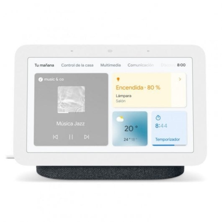 Google Nest Hub 2º Geração Coluna Inteligente e Assistente com Tela Carvão