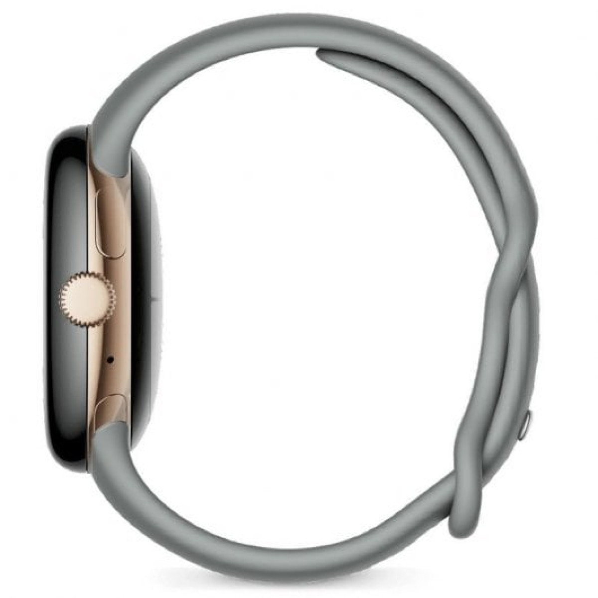 Google Pixel Watch 41mm Relógio Smartwatch Dourado com Pulseira desportiva de Avelã