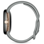 Google Pixel Watch 41mm Relógio Smartwatch Dourado com Pulseira desportiva de Avelã