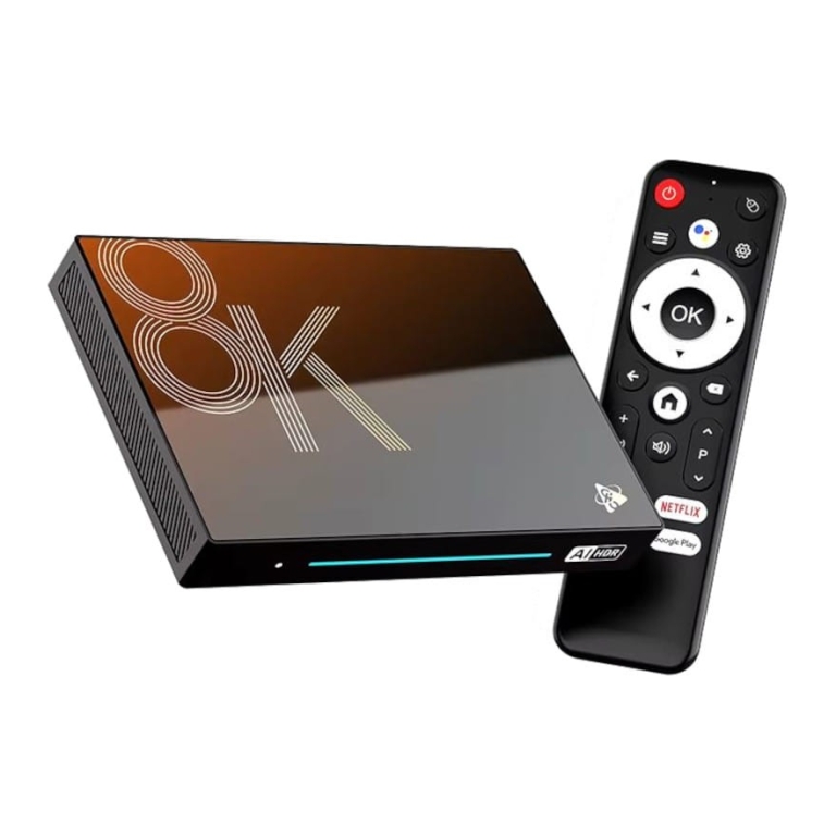 H96 MAX M9S 8K RK3576 4GB/32GB Wifi 6 Android 14 Preto - Android TV