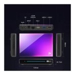 H96 Max M9 RK3576 4GB/32GB Wifi 6 Android 14 Preto - Android TV