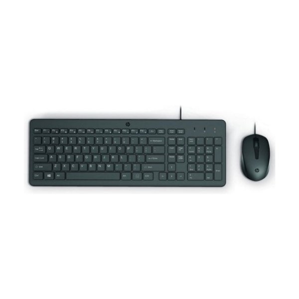 HP 150 Combo Teclado Rato 1600 DPI USB Pretos