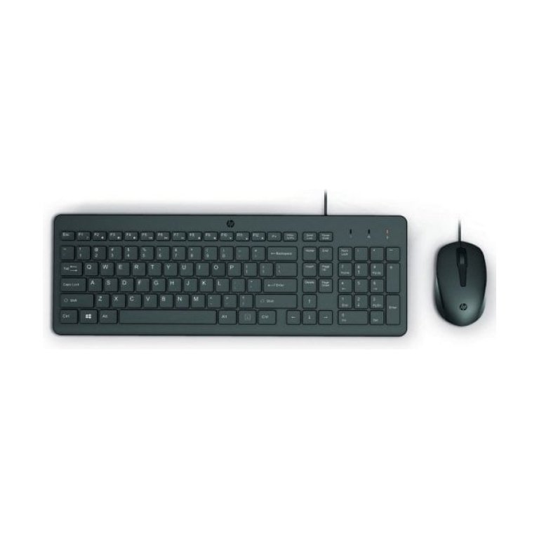 HP 150 Combo Teclado Rato 1600 DPI USB Pretos