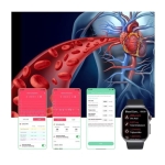 Hello ET585 Couro Castanho - Relógio inteligente