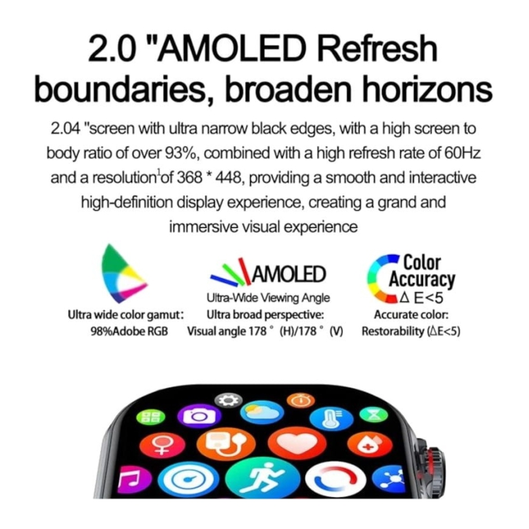 Hello ET585 Silicona Azul - Relógio inteligente