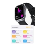 Hello ET585 Silicona Preto - Relógio inteligente